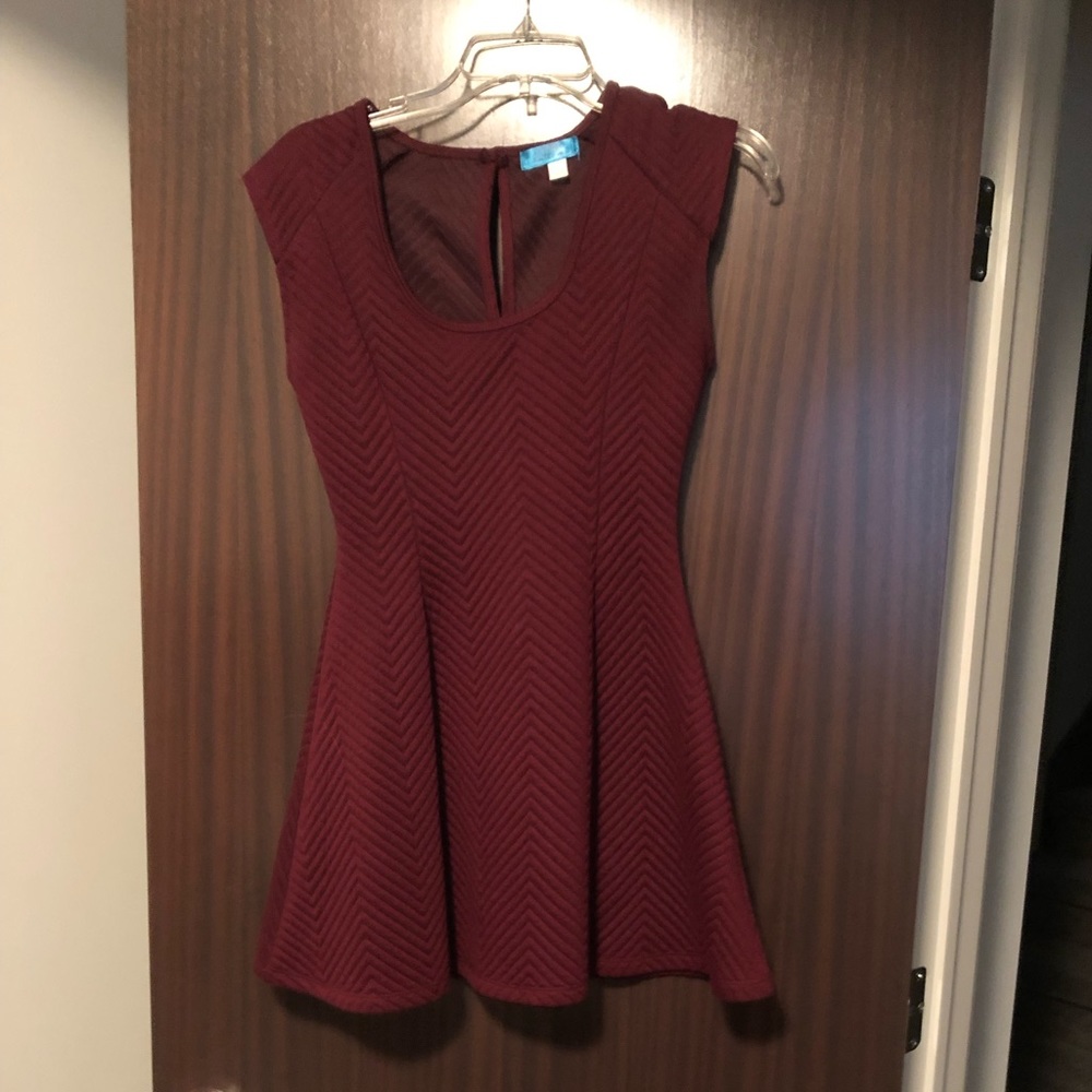 Francesca’s Maroon Dress
